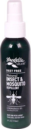 Repelente Natural Medella Naturals Contra Insetos e Mosquitos - 118ml (4 fl oz)