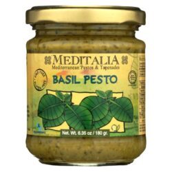 Pesto de Manjericão Meditalia 180g: Frescor Italiano Autêntico para Sua Cozinha