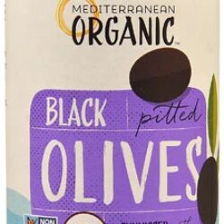 Azeitonas Pretas Orgânicas Mediterrâneas Sem Caroço - 229g