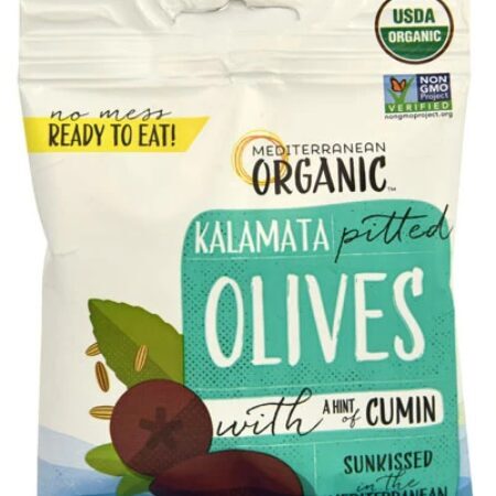 Azeitonas Kalamata Orgânicas Descaroçadas Mediterrâneas – 71g — foto 1