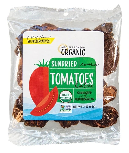 Tomate Seco ao Sol Orgânico Mediterrâneo Meio Fatiado 85g: Sabor Autêntico e Saudável