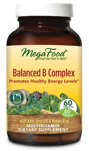 MegaFood Balanced B Complex - 60 Comprimidos: Energia e Bem-Estar Essenciais