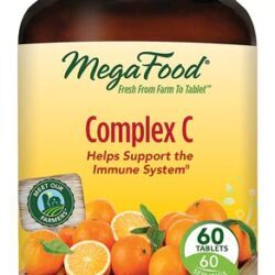 MegaFood Complex C 60 Tablets: Vitamina C Potente para Imunidade e Bem-Estar