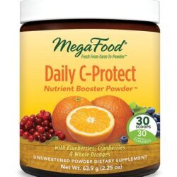 MegaFood Daily C-Protect Nutrient Booster Powder Adoçante Natural 64g - Potencialize sua Imunidade