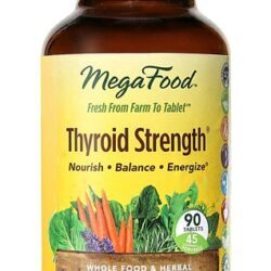 MegaFood Thyroid Strength® 90 Tablets: Suporte Essencial para a Saúde da Tireoide