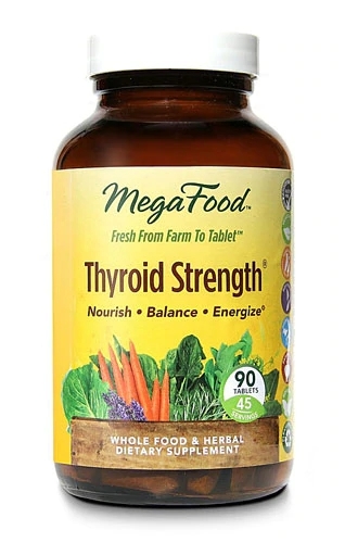 MegaFood Thyroid Strength® 90 Tablets: Suporte Essencial para a Saúde da Tireoide