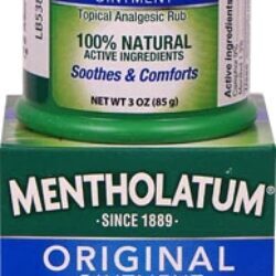 Mentholatum Pomada Analgésica Tópica - 85g: Alívio Rápido para Dores Musculares e Articulações