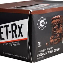 MET-Rx Protein Plus Bars Chocolate Fudge Deluxe - 9 Barras - Energia e Recuperação Muscular