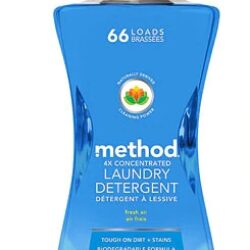 Detergente Líquido Concentrado Method 4X Frescor do Ar 1.57 Litros - 66 Lavagens