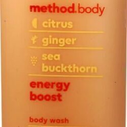 Sabonete Líquido Method Energy Boost Cítrico Gengibre Espinheiro Marítimo 532ml - Revitalize Seu Dia