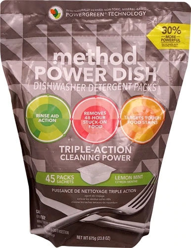 Method Lava-Louças Cítrico Refrescante - 45 Doses (1020g) - Limpeza Impecável
