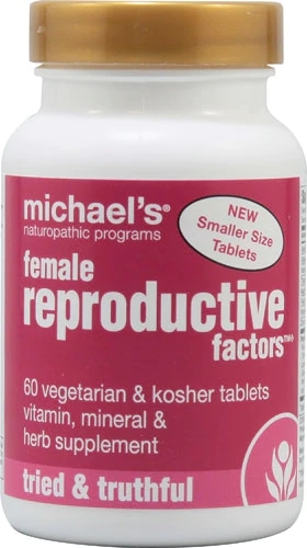 Michael's Naturopathic Programs Female Reproductive Factors™ - 60 Comprimidos Vegetarianos para Saúde Feminina