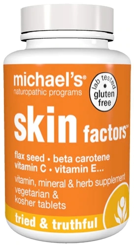 Michael's Naturopathic Programs Skin Factors™ 180 Comprimidos Vegetarianos - Saúde da Pele