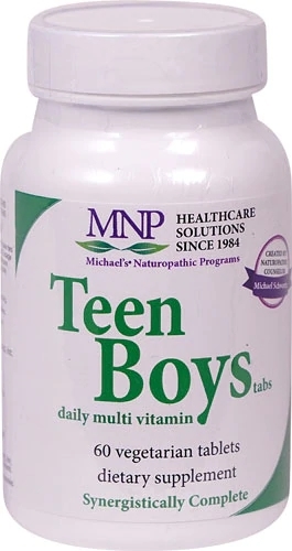 Michael's Naturopathic Programs Teen Boys Tabs Multivitamínico Diário Vegetariano - 60 Comprimidos