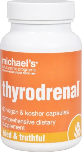 Michael's Naturopathic Programs Thyrodrenal™ - 60 Cápsulas: Saúde da Tireoide e Adrenal