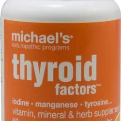 Michael's Naturopathic Programs Thyroid Factors™ - 60 Cápsulas Vegetarianas para Saúde da Tireoide