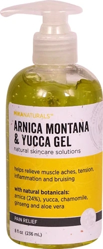 Mikanaturals Gel Alívio Dor Arnica Montana & Yucca 237ml - Fórmula Potente