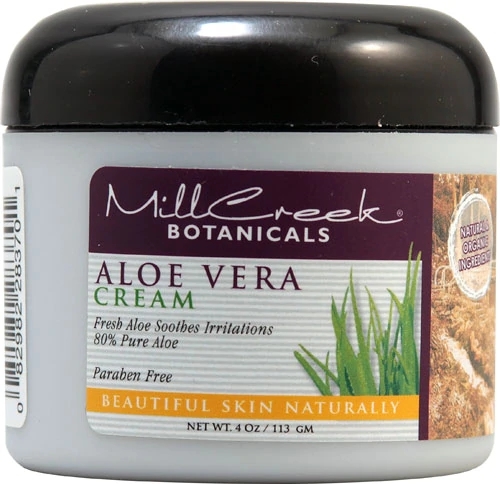 Mill Creek Botanicals Creme de Aloe Vera 113g: Hidratação Profunda e Alívio Natural