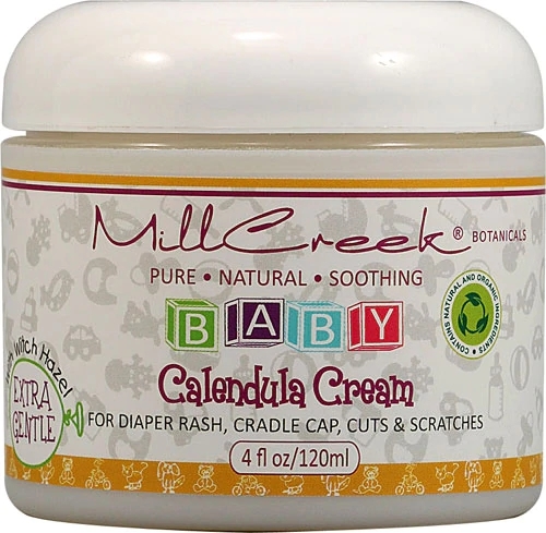 Creme de Calêndula para Bebê Mill Creek Botanicals 118ml: Alívio Suave para Pele Sensível