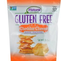 Biscoitos Sem Glúten Milton's Cheddar Cheese Assados - 128g