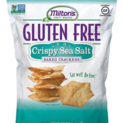 Biscoitos Salgados Sem Glúten Milton's Crispy Sea Salt - 128g