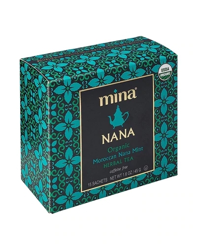 Chá de Hortelã Marroquina Orgânico Mina Nana – 15 Sachês (15g)
