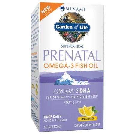 Minami Nutrition Prenatal Omega-3 Fish Oil Lemon -- 60 Softgels