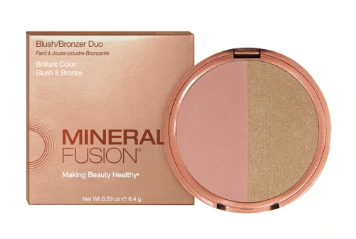 Mineral Fusion Blonzer Duo 8.2g: Blush e Bronzer Natural - Brilho Saudável