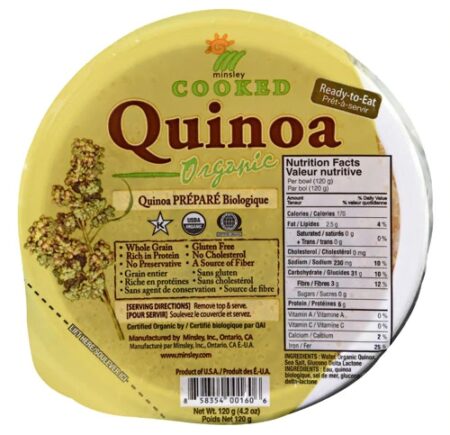 Minsley Organic Cooked Quinoa -- 4.2 oz