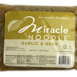 Macarrão Shirataki Miracle Noodle Alho e Ervas - 198g: Leveza e Sabor Sem Culpa
