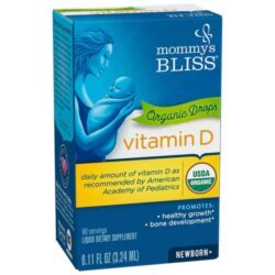 Mommy's Bliss Vitamina D Orgânica Líquida Bebês (0-3 Meses+) - 3.25ml