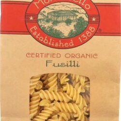 Montebello Pasta Orgânica Fusilli 454g - Macarrão Saudável Italiano