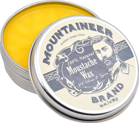 Mountaineer Brand Moustache Wax WV Citrus & Spice -- 2 oz