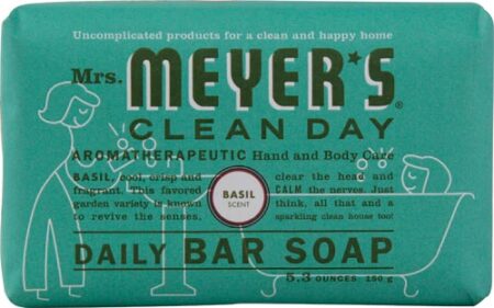 Mrs. Meyer's Clean Day Daily Bar Soap Basil -- 5.3 Order Form