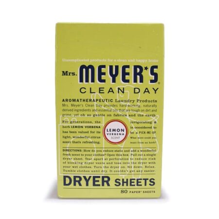 Mrs. Meyer's Clean Day® Dryer Sheets Lemon Verbena -- 80 Sheets