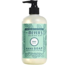 Sabonete Líquido Mrs. Meyer's Clean Day Menta Refrescante - 370ml | Limpeza Suave e Bem-Estar