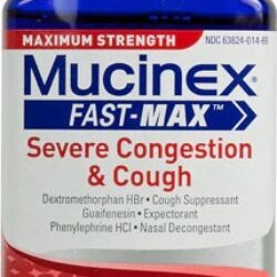 Mucinex Fast-Max Severe Congestion & Cough 177ml: Alívio Máximo para Congestão e Tosse Severa (12+ Anos)