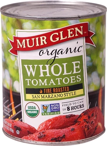Tomate San Marzano Muir Glen Orgânico Defumado com Fogo 794g