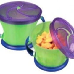 Munchkin Snack Catcher™ Cores Sortidas - Kit com 2 Unidades (Total Aprox. 200g)