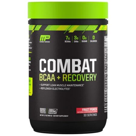 MusclePharm Combat BCAA plus Recovery Fruit Punch -- 30 Servings