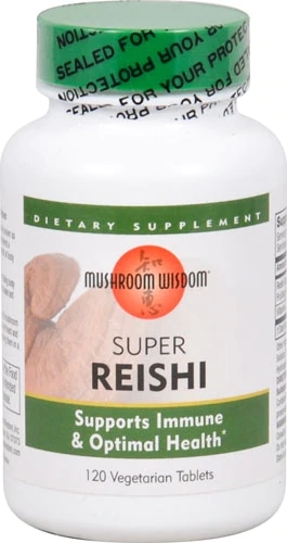Mushroom Wisdom Super Reishi 120 Tablets: Suporte Imunológico e Bem-Estar