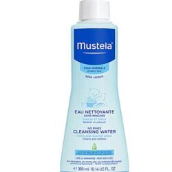 Mustela Água Micelar Sem Enxágue para Rosto e Fralda - 300ml