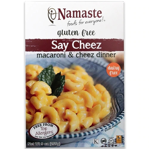 Macarrão com Queijo Sem Glúten Namaste Foods Say Cheez - 255g | Sabor Irresistível e Sem Complicações