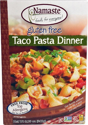 Namaste Foods Taco Pasta Dinner Sem Glúten - 248g: Sabor Mexicano Saudável