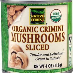 Cogumelos Crimini Orgânicos Native Forest Fatiados - 113g | Sabor e Nutrição da Natureza
