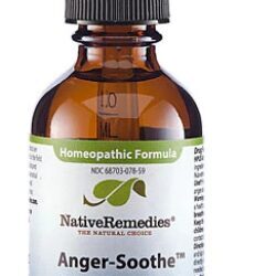 Native Remedies Anger-Soothe™ Homeopático - Fórmula Natural para Controle da Raiva 59ml