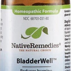 Native Remedies BladderWell™ Fórmula Homeopática - 180 Comprimidos: Saúde Urinária e Bem-Estar Natural