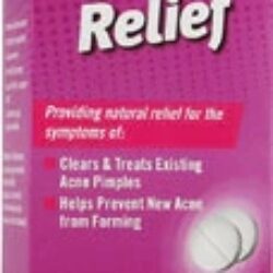 NatraBio Acne Relief: 60 Tabletes para Pele Livre de Espinhas e Cravos - Tratamento Natural