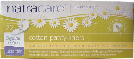 Natracare Organic Cotton Panty Liners Ultra Thin -- 22 Pads