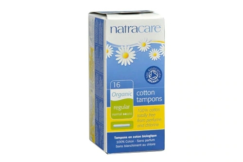Absorvente Interno Orgânico Natracare Regular com Aplicador - 16 Unidades